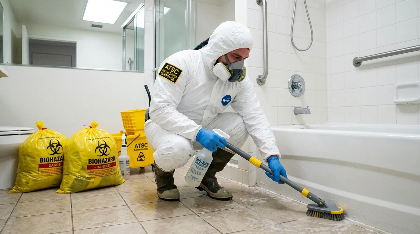 Decontamination equipment deployed for Blood Cleanup in Granite Bay